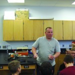 Jon Ainali demonstrating at Upsala Junior High