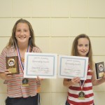 Megan Kirk, sixth grade, daughter of Jay and Sandy Kirk; Ava Anderson, second grade, daughter of Mark and Kristi Anderson were Swanville Elementary Accelerated Reader winners.