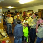 Melrose Troop 68 Boy Scouts at Melrose Historical Museum